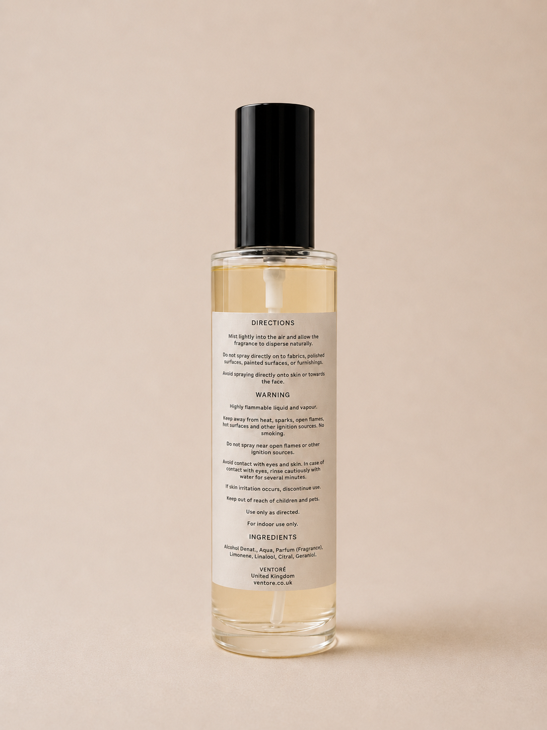 VENTORÉ Restored room spray 120ml, citrus and fig leaf – handmade in Oxford, photo 5