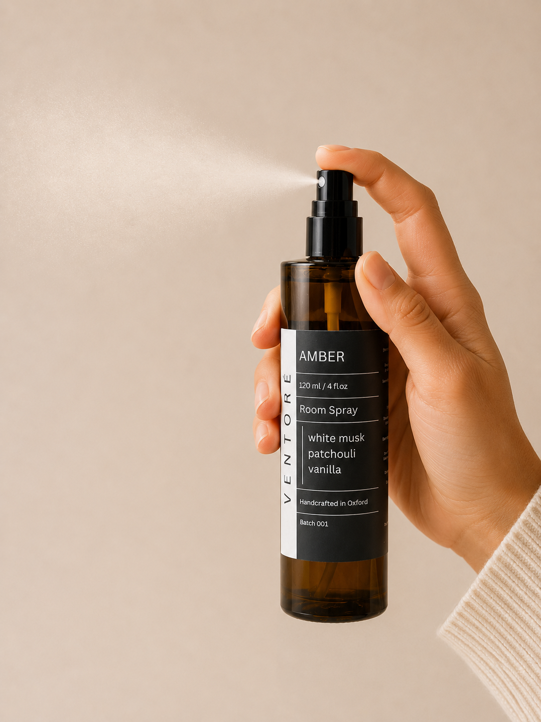 VENTORÉ Amber room spray 120ml – additional product view