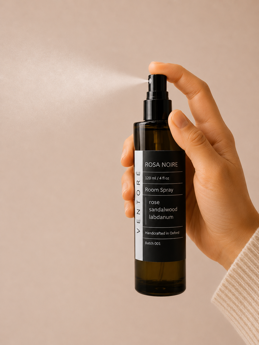 VENTORÉ Rosa Noire room spray 120ml – additional product view