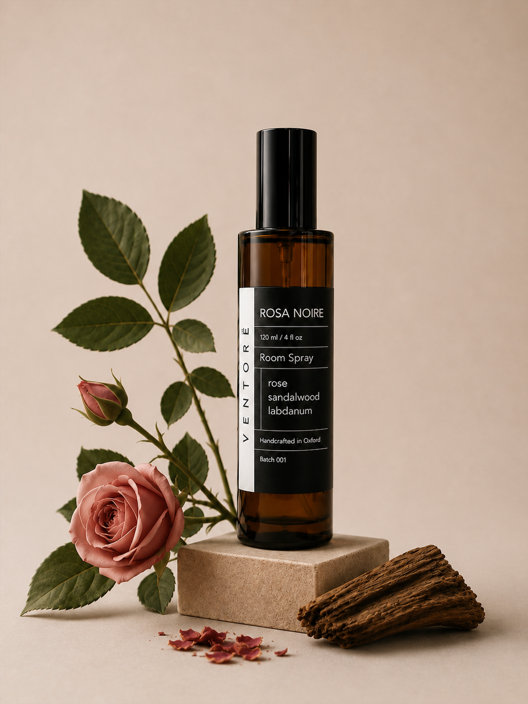 VENTORÉ Rosa Noire room spray 120ml – additional product view