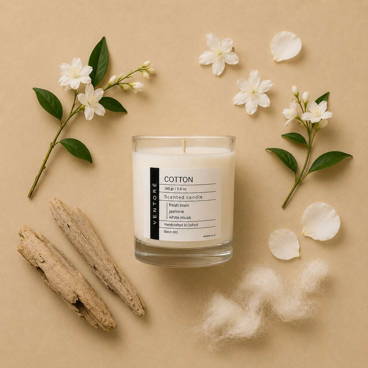 COTTON - Candle 160g
